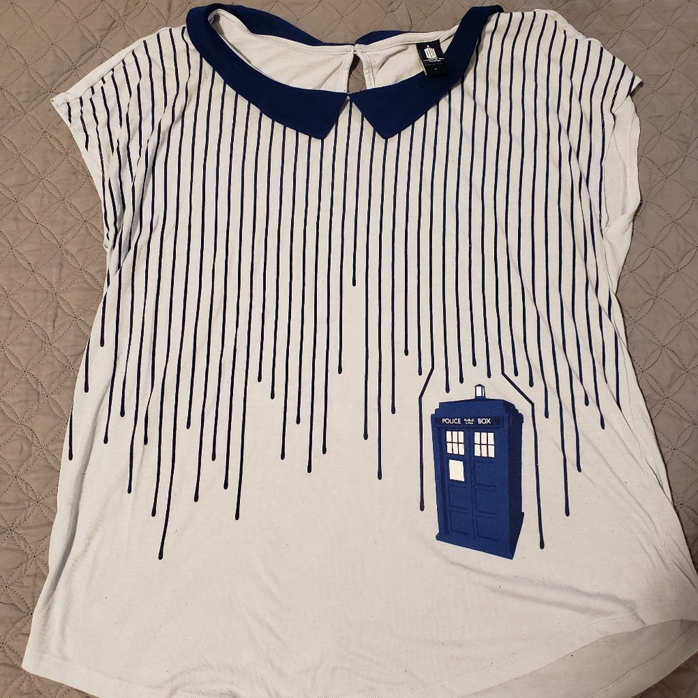 Hot Topic Doctor Who Baby Doll Tee size 2xl